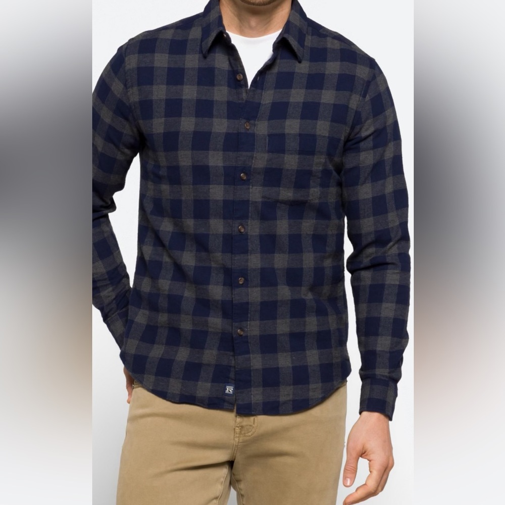Rye by Hawker Rye Mahoney Brushes Flannel Shirt.